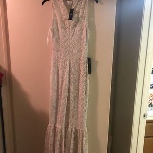 WHITE FORMAL DRESS